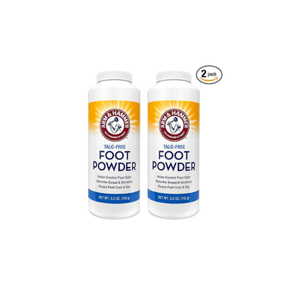 Arm & Hammer Talc-Free Foot Powder 5.0 OZ (Pack of 2)