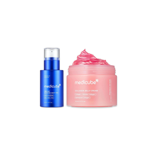 medicube Zero Exosome Shot 7,500 Spicule Serum & Collagen Jelly Cream 110ml
