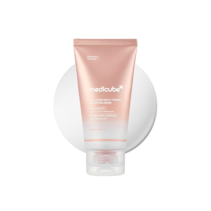 medicube Wrapping Mask Collagen Glazed Milky Glow - Daytime Peel Off Mask