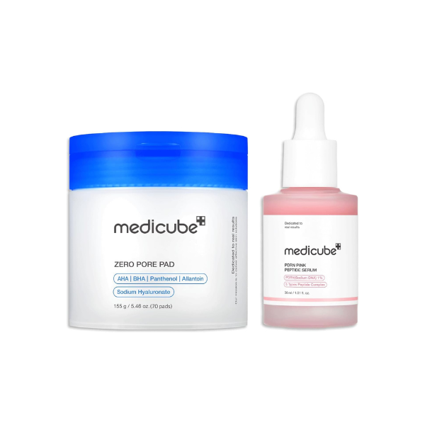medicube For All Skin Types Duo - Zero Pore Pads and PDRN Peptide Serum