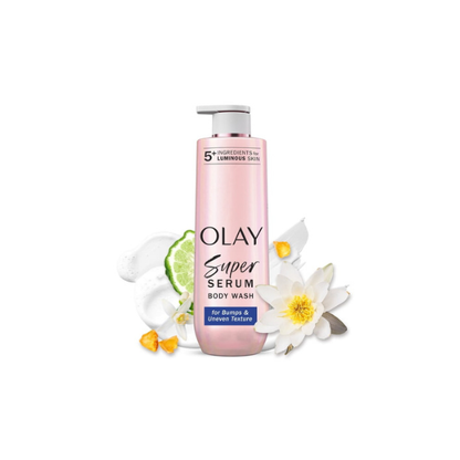 Olay Super Serum Body Wash, for Bumps & Uneven Textured Skin, Serum Complex for Luminous Skin, 20 fl oz