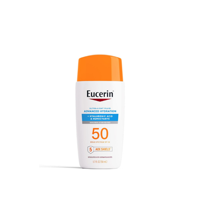 Eucerin Advanced Hydration Face Sunscreen Lotion, SPF 50, 1.7 FL OZ