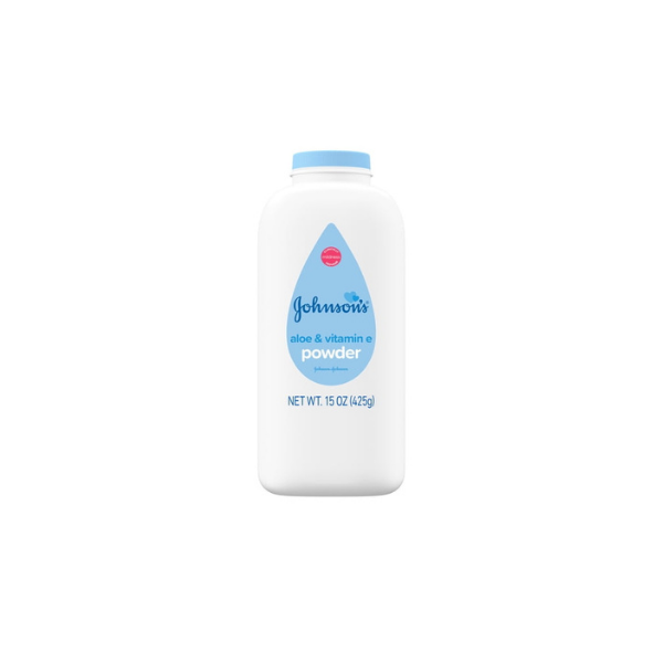 (2 pack) Johnson's Cornstarch Unisex Powder for Baby and Toddler with Aloe & Vitamin E, 15 oz