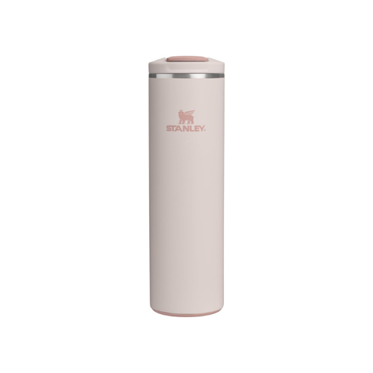 STANLEY Transit FlipTop Mug | Leakproof Coffee Travel Cup | Vacuum Insulated Stainless Steel | Stays Hot or Cold for Hours | BPA-Free | 20 oz | Rose Quartz