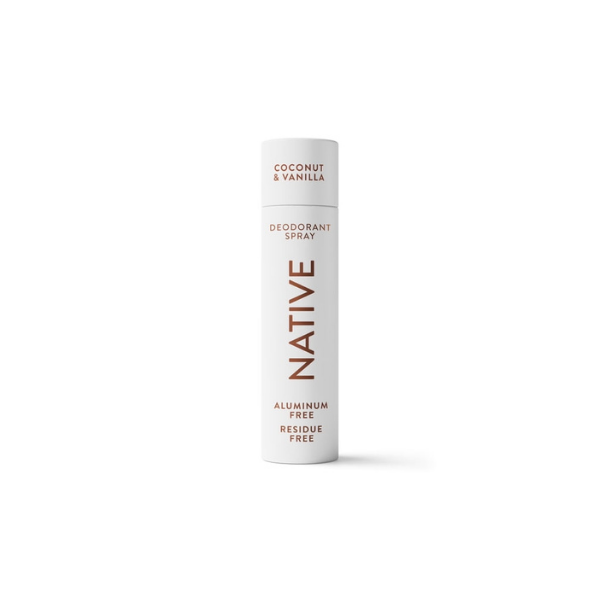 (2 pack) Native Deodorant & Body Spray, Aluminum Free, Coconut & Vanilla, for Women and Men, 3.5 oz
