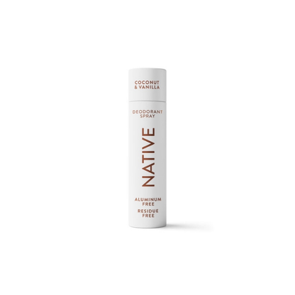 (2 pack) Native Deodorant & Body Spray, Aluminum Free, Coconut & Vanilla, for Women and Men, 3.5 oz