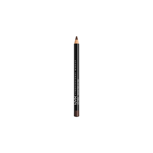 NYX Professional Makeup Slim Eye Pencil, Creamy longwear eyeliner, Black Brown