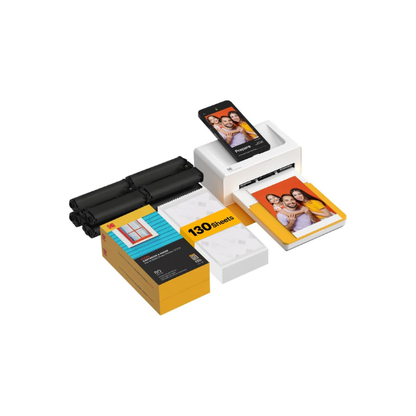 KODAK Dock Plus 4x6 Photo Printer, Smartphone Docking, 4PASS, 130 Sheets