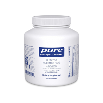 Pure Encapsulations Buffered Ascorbic Acid Capsules, 250 Capsules