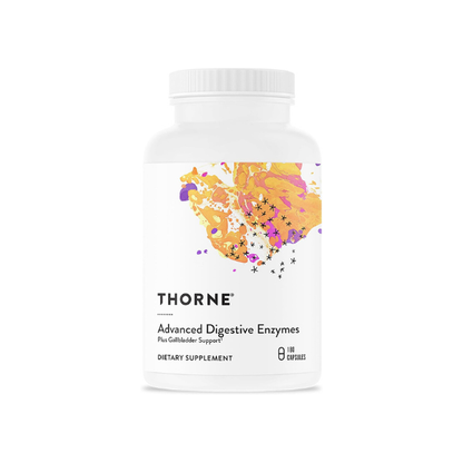 Thorne Advanced Digestive Enzymes, Pepsin & Betaine HCl, 180 Capsules