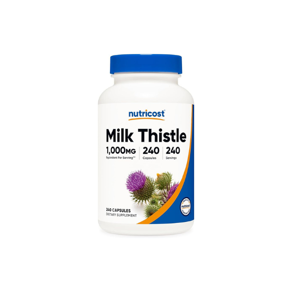 Nutricost Milk Thistle Extract 240 Capsules, 240 Servings, Gluten Free