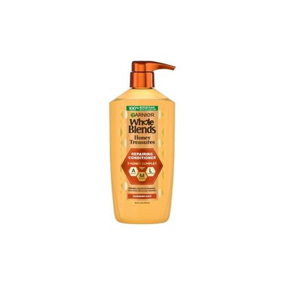 Garnier Whole Blends Honey Treasures Repairing Conditioner with Royal Jelly Honey, 26.6 fl oz
