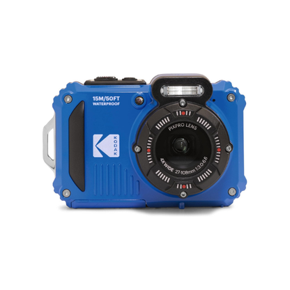 KODAK PIXPRO WPZ2 16MP Waterproof Digital Camera, 15m, 4X Zoom, Blue