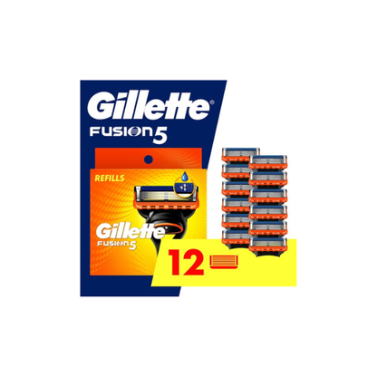 Gillette Fusion5 Razor Blades for Men, 12ct Razor Blade Refills