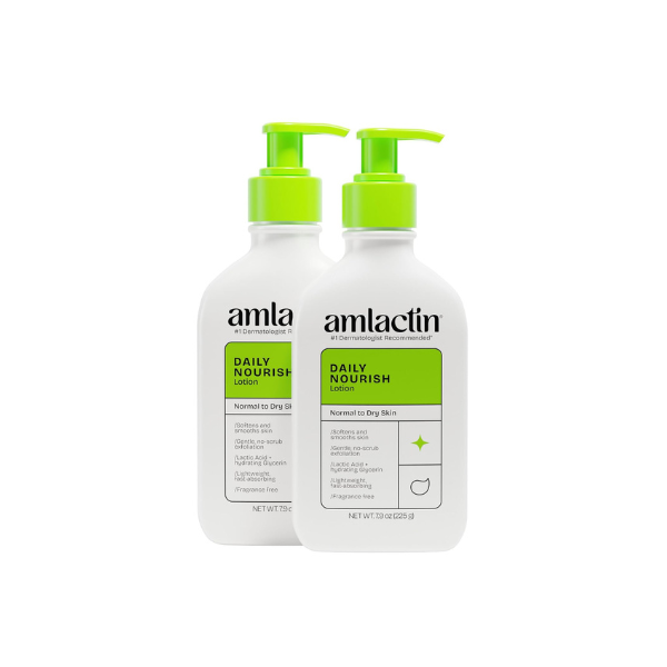 Amlactin Daily Nourish Body Lotion, 12% Lactic Acid, 7.9 oz, 2 Pack