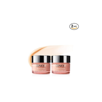 Clinique All About Eyes Lightweight Eye Cream With Vitamin C | Hydrating,Brightening,Depuffing + Dark Circle Reducing,1 Ounce,(Pack of 2)