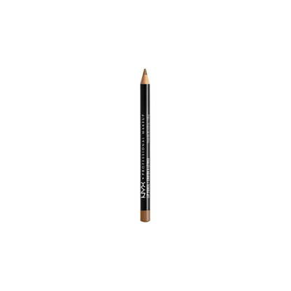 NYX Professional Makeup Slim Lip Pencil, Long-Lasting Creamy Lip Liner, Brown