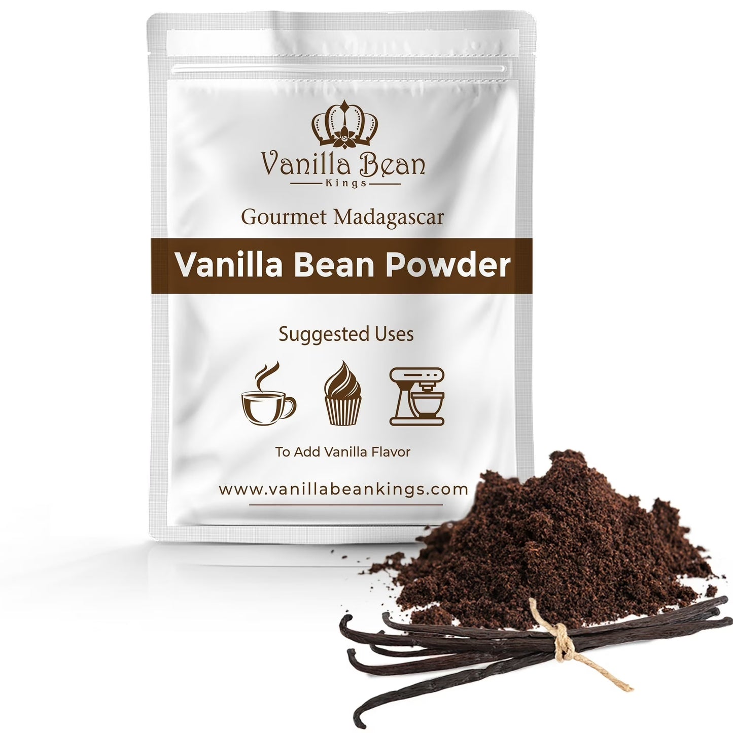 8 OZ Vanilla Bean Powder is a delightful change of pace. Made from 100% Pure Madagascar Vanilla Beans, Vanilla BeaOrganic Madagascar Vanilla Bean Powder - for Cooking, Baking, & Additional Flavoring