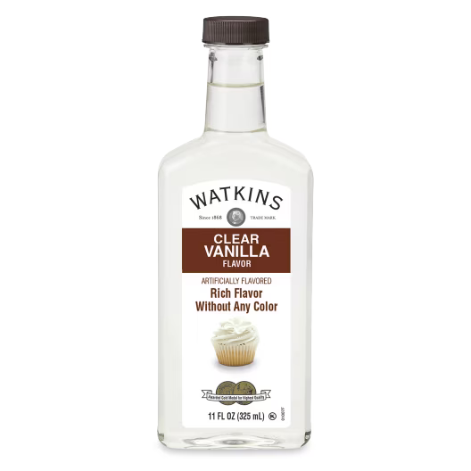 Watkins Clear Vanilla Flavor, 11 oz (Liquid, Shelf Stable)