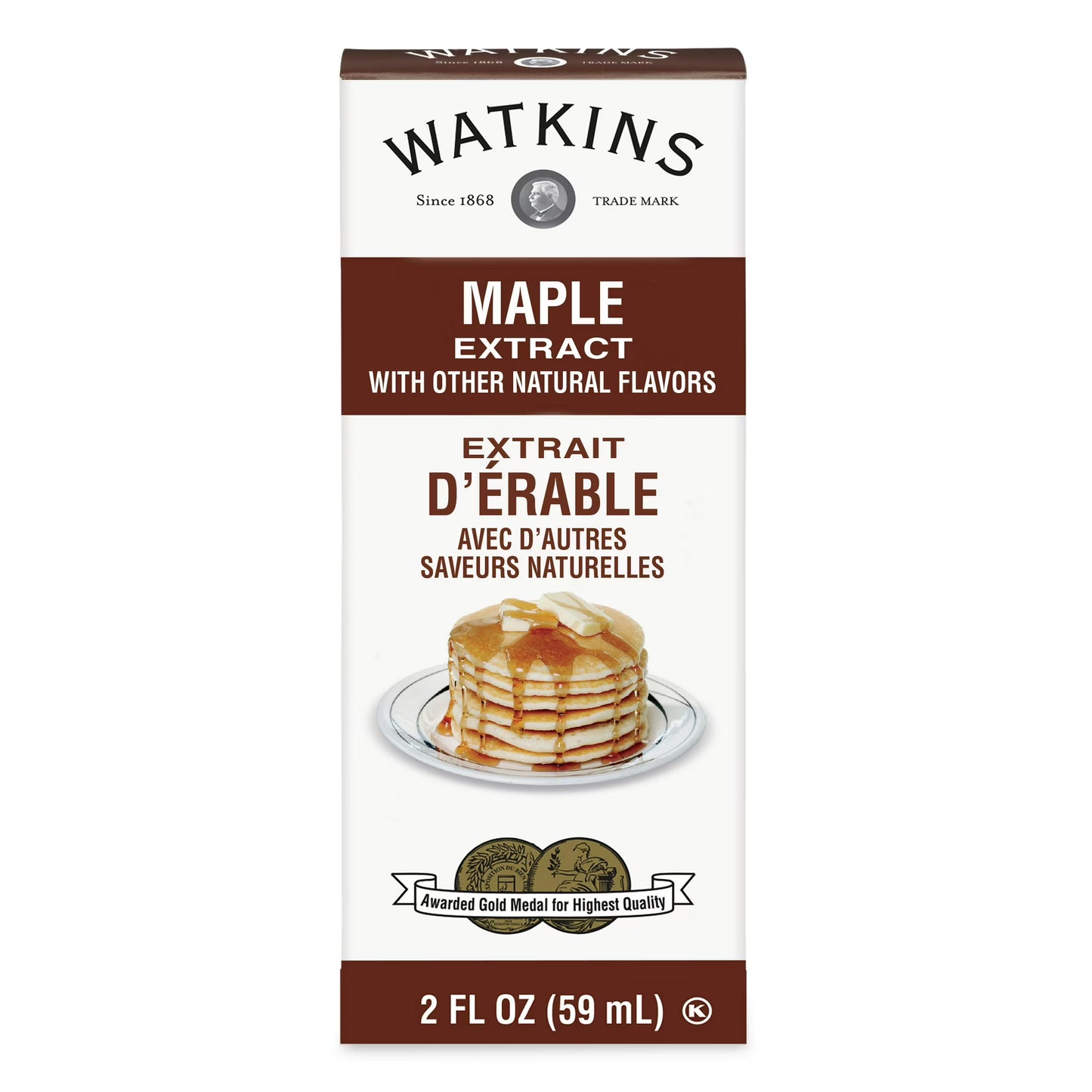 Watkins Maple Extract with Other Natural Flavors, 2 fl oz (Plastic container)