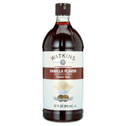 Watkins Vanilla Flavor, 32 fl oz (Baking Extract, Plastic Container)