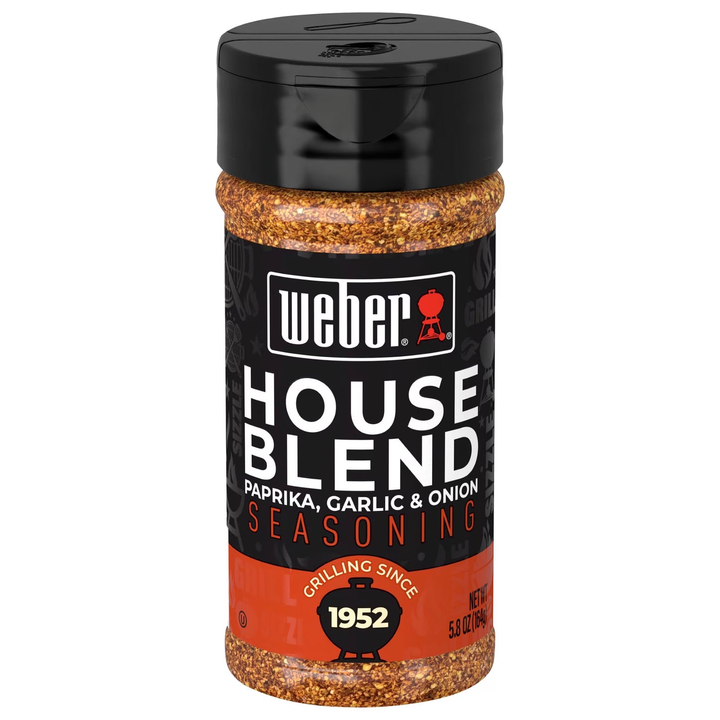 Weber House Blend Seasoning Blend, 5.8 oz Bottle
