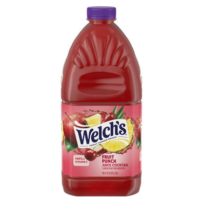 (6 pack) Welch's Fruit Punch Juice Cocktail, 96 fl oz Bottle