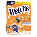 Welch's Fruit 'N Yogurt Blueberry-Acai. & Mango-Peach Soft Fruit Snacks, .7 oz, 20 Count
