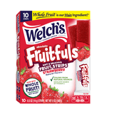 Welch's Fruitfuls Strawberry Soft Fruit Strips, .5 oz (10 pack)