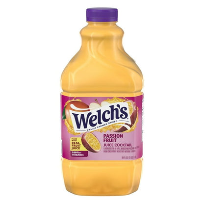 (3 pack) Welch's Passion Fruit Juice Cocktail, 64 fl oz Bottle