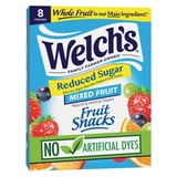Welch's Fruit Snacks Reduced Sugar Mixed Fruit Soft Fruit Snacks, .8 oz, 8 Count