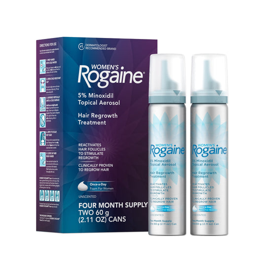 Women's Rogaine Hair Regrowth, 4 Mo, 2x 2.11 oz