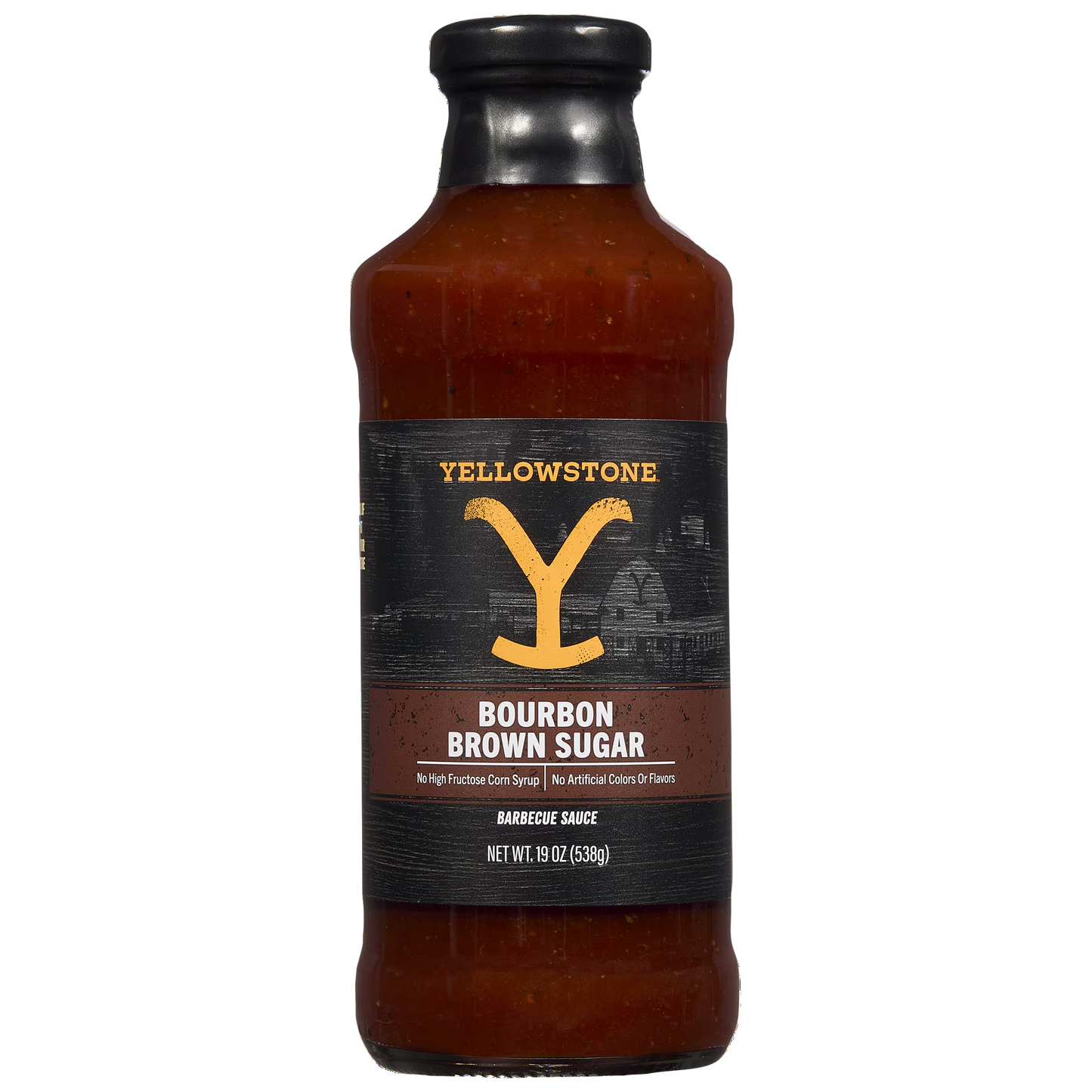 Yellowstone Bourbon Brown Sugar BBQ Sauce, 19 oz