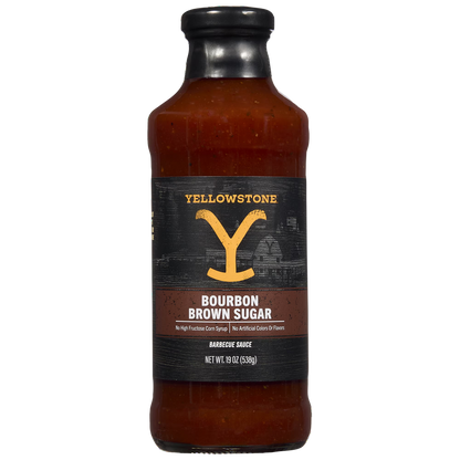 Yellowstone Bourbon Brown Sugar BBQ Sauce, 19 oz