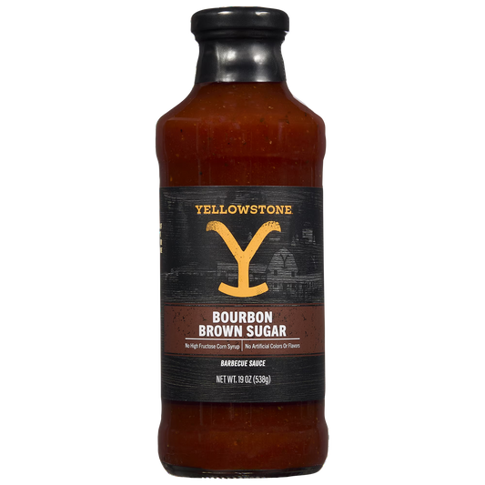 Yellowstone Bourbon Brown Sugar BBQ Sauce, 19 oz