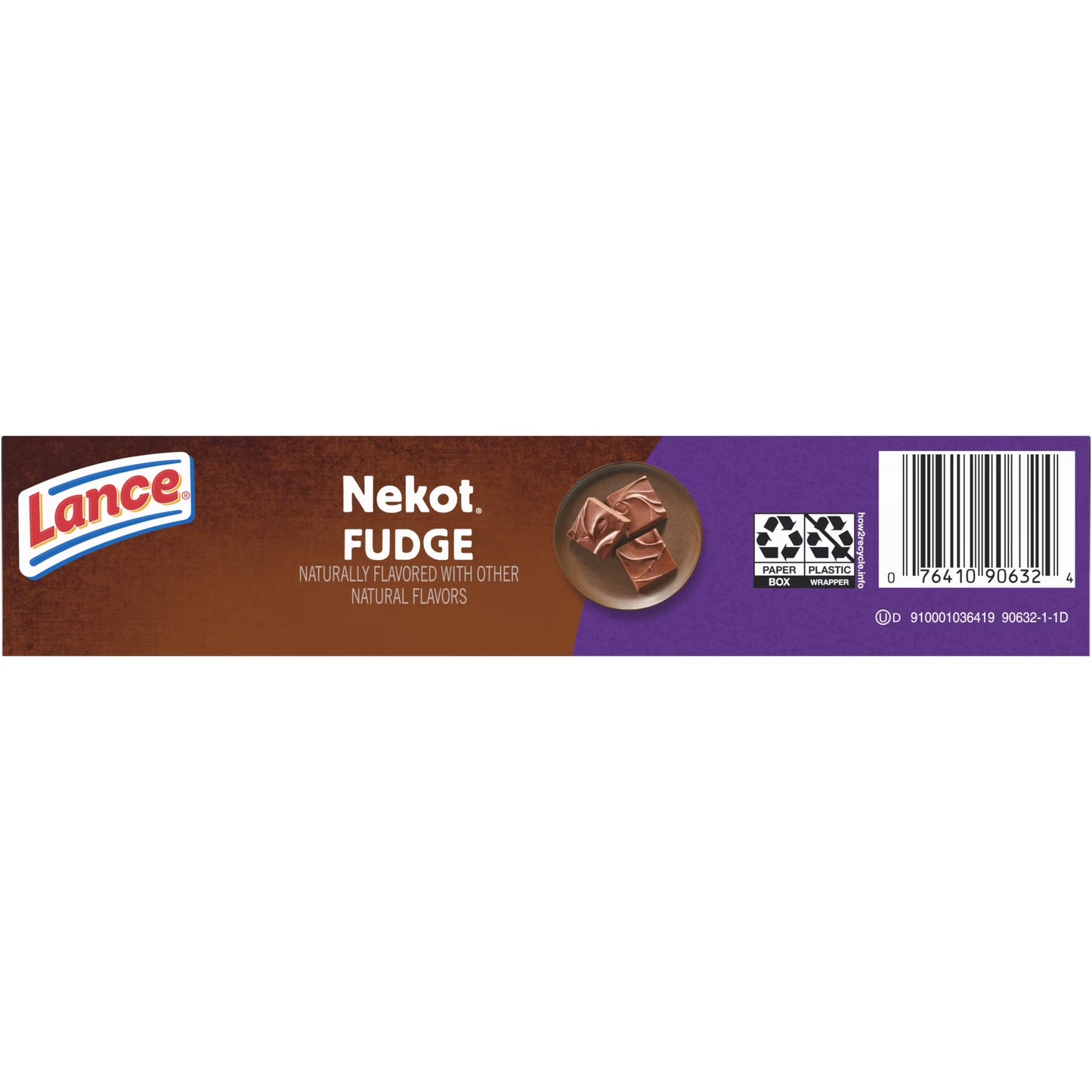 Lance Sandwich Cookies, Nekot Fudge, 10 Individually Wrapped Packs, 6 Sandwiches Each