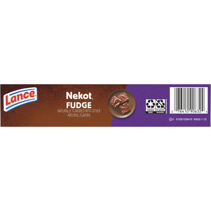 Lance Sandwich Cookies, Nekot Fudge, 10 Individually Wrapped Packs, 6 Sandwiches Each