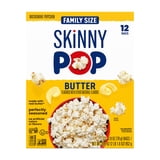 SKINNYPOP Butter Microwave Popcorn Snack, 2.8 oz Bag (12 Count)