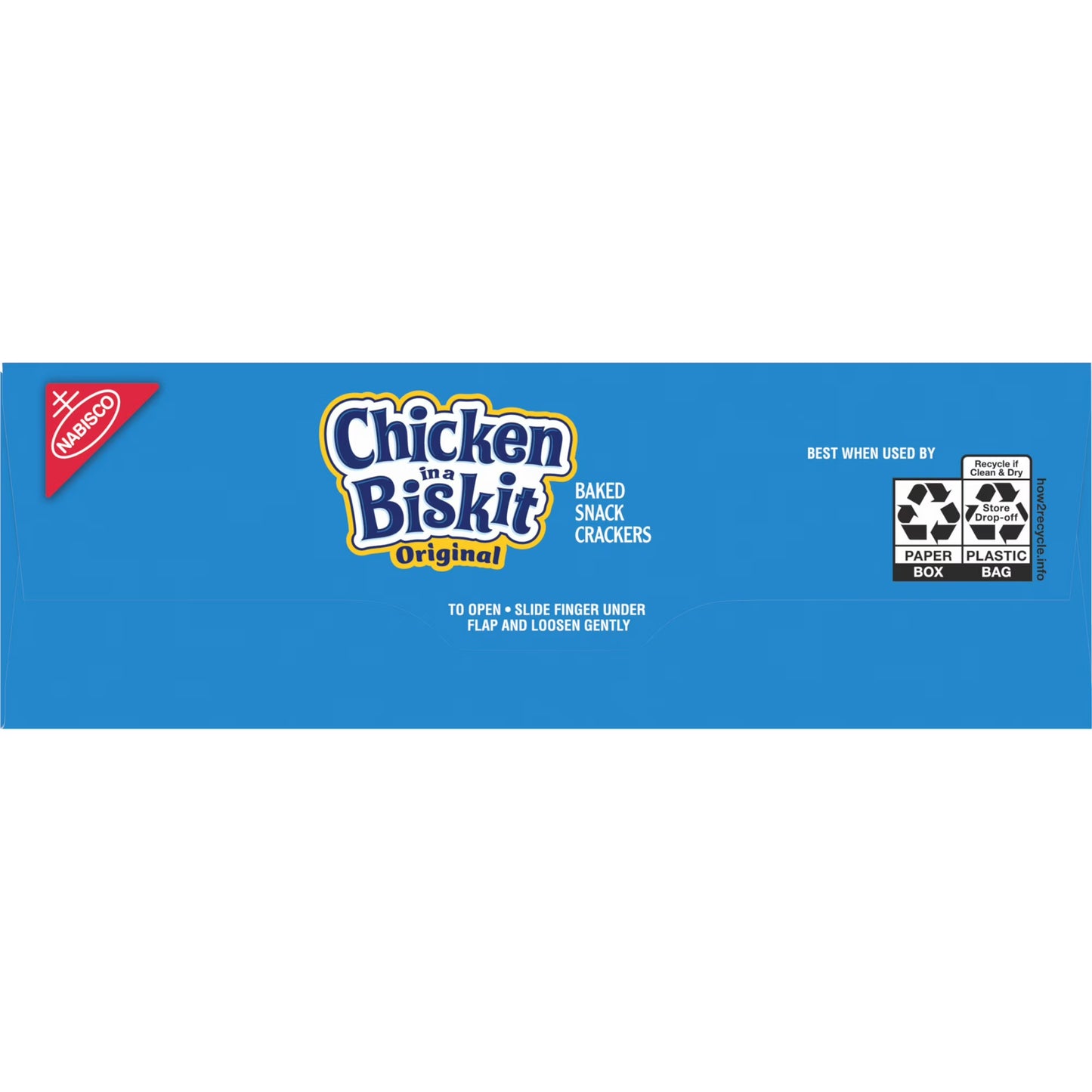 CHICKEN IN A BISKIT Original Baked Snack Crackers, Lunch Snacks, Family Size, 12 oz
