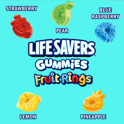 Life Savers Gummies Fruit Rings Gummy Candy - 7 oz Bag