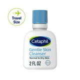 (3 pack) Cetaphil Travel Size Face Wash Hydrating Gentle Skin Cleanser for Dry to Normal Sensitive Skin, 2 oz