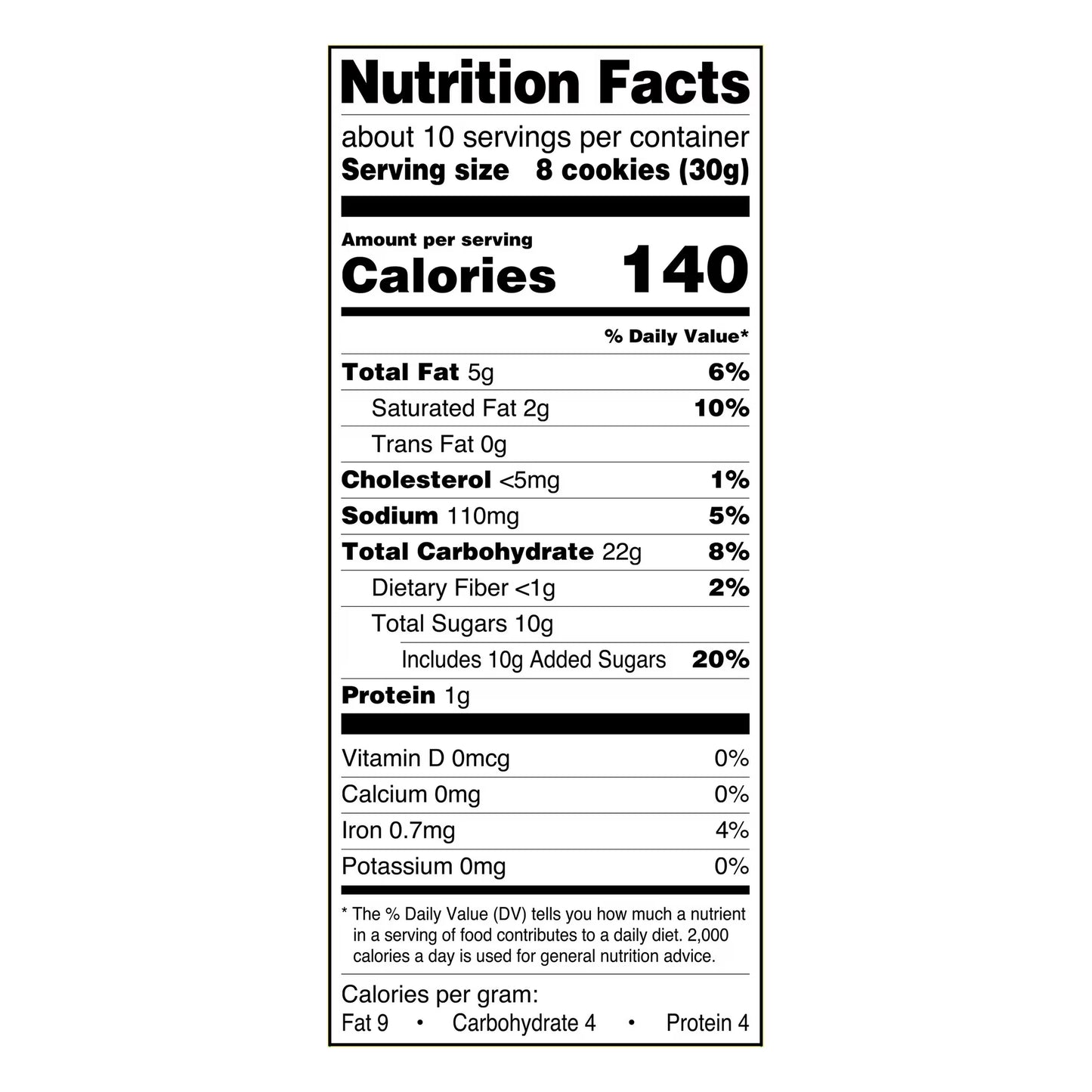 Great Value Vanilla Wafer Cookies, 11 oz, 1 Count