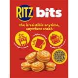 (3 pack) RITZ Bits Peanut Butter Sandwich Crackers, Snacks for Kids and Adults, Lunch Snacks, 8.8 oz
