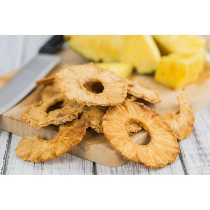 Organic Dried Pineapple Rings, 0.5 Pounds — Non-GMO, Kosher, Raw, Vegan — by Food to Live