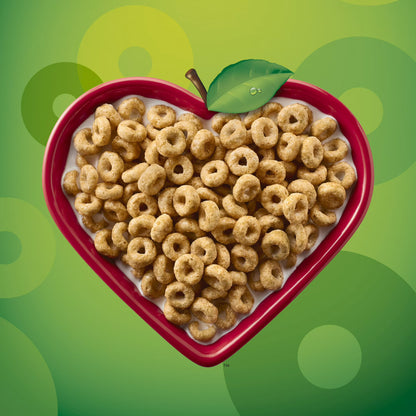 Cheerios Apple Cinnamon Cheerios Breakfast Cereal, 14.2 oz, Shelf Stable, Cardboard Box