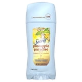 Secret Fresh Clear Gel Antiperspirant and Deodorant for Women, Pineapple Paradise, 2.6 oz