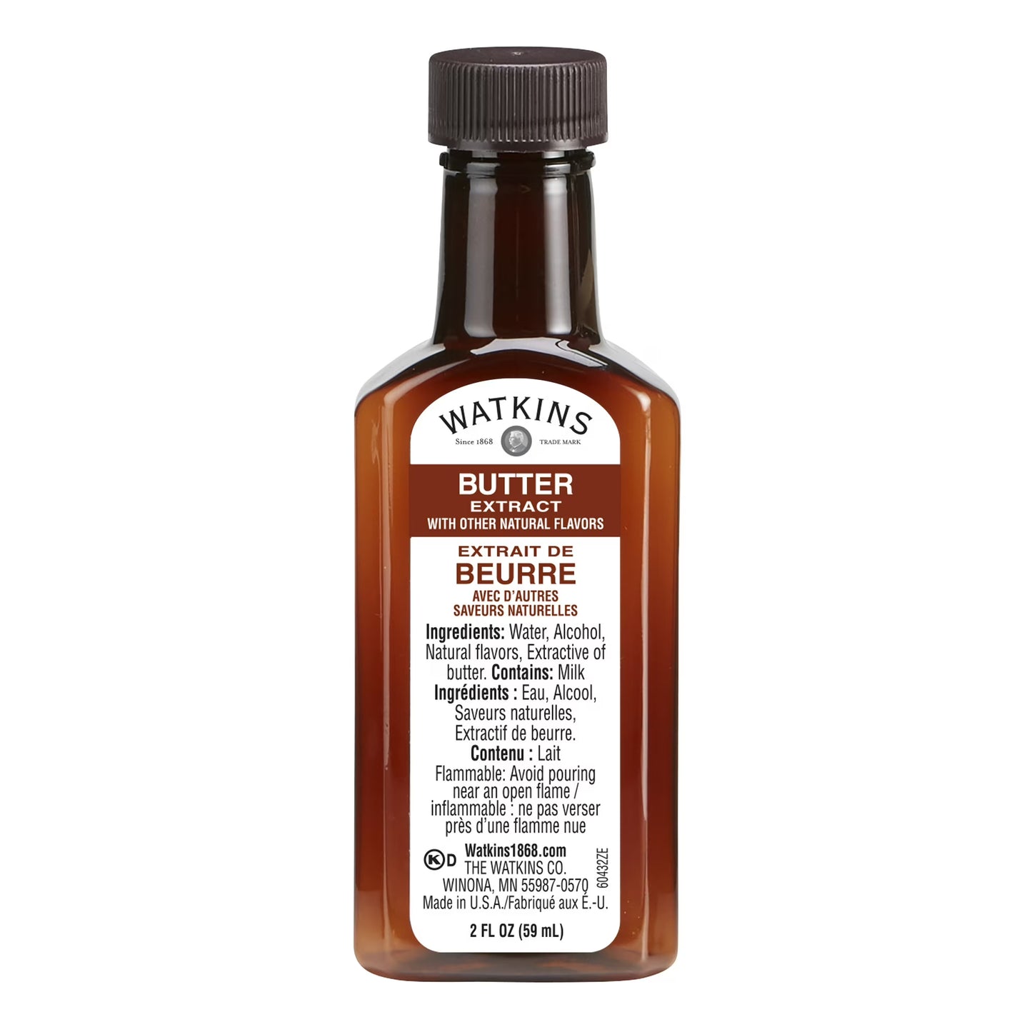 Watkins Butter Extract with Other Natural Flavors, 2 fl oz (Liquid)