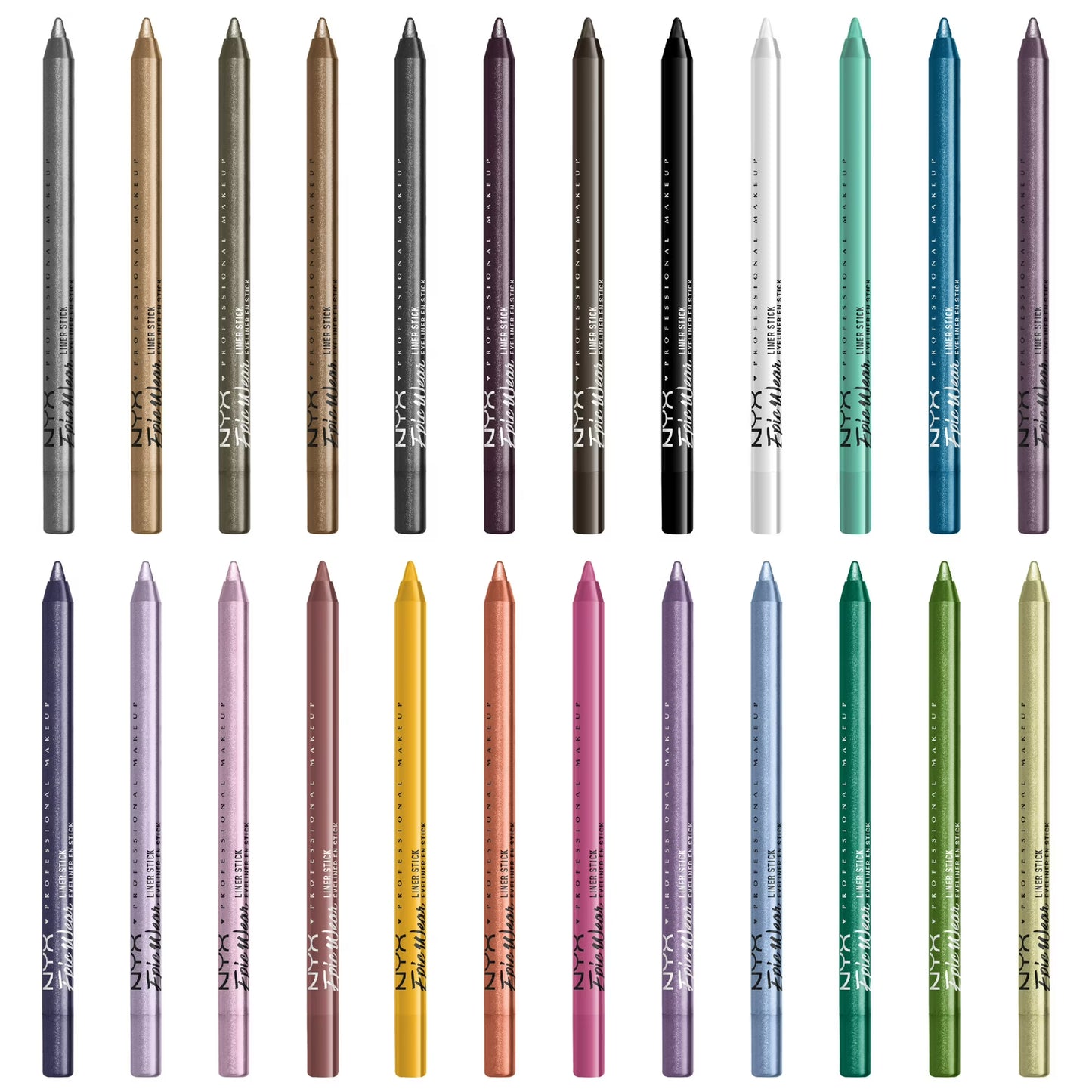 NYX Professional Makeup Epic Wear Liner Sticks, Long-Lasting Waterproof Eyeliner Pencil, Pure White, 1 Count