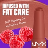 NYX Professional Makeup Fat Matte Lipstick, Smooth Color Long Lasting Lipstick, Rose Robe, 0.07 oz