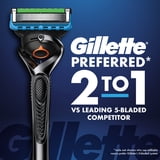 Gillette Fusion5 ProGlide Shaving Razor for Men, 1 Handle, 6 Blade Refills